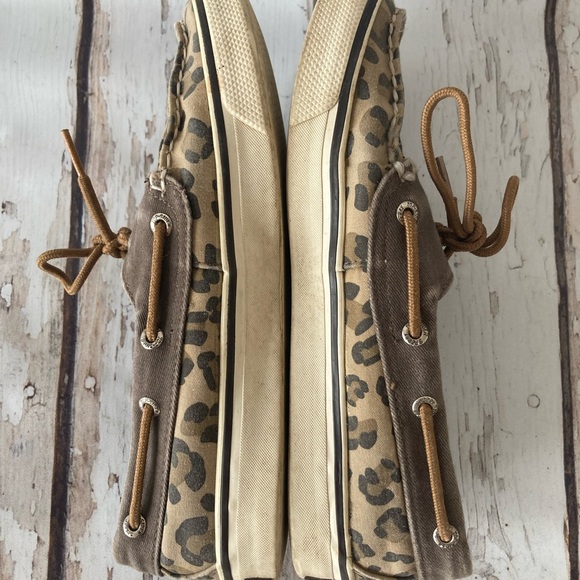Sperry Top Sider Shoe Leopard Print Size 6.5 - Picture 7 of 11